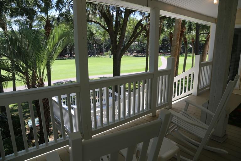 Golf View from covered Deck