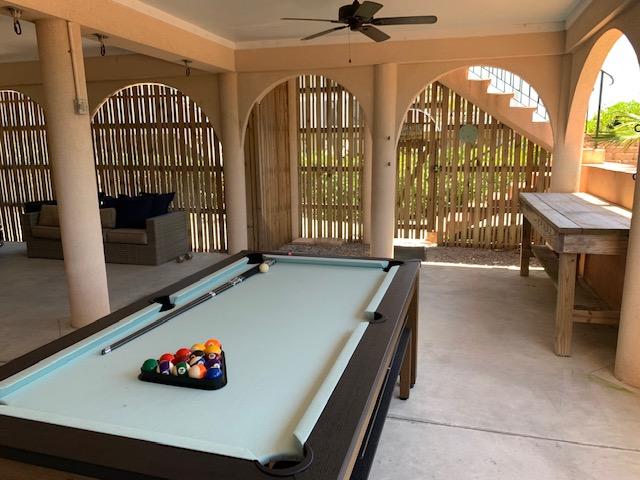 Pool Table Under House