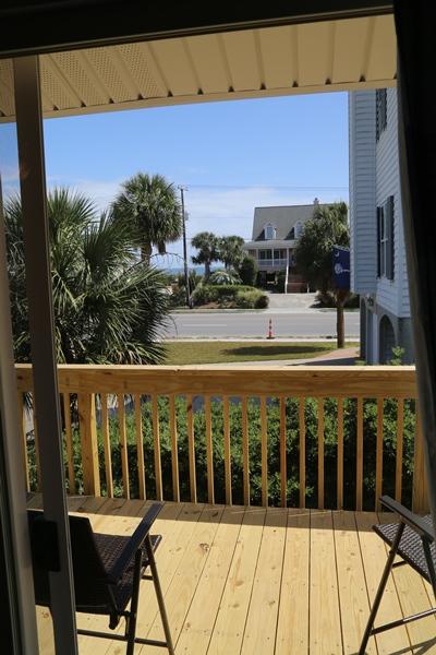 View from 2nd Bedroom with Sun Porch Access